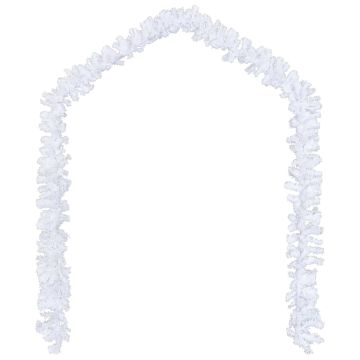 Ghirlande Natalizie 4 pz Bianco 270 cm PVC