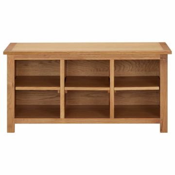 Scarpiera 90x37x45 cm in Legno Massello di Rovere