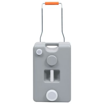 Serbatoio d'Acqua con Ruote per Campeggio 25 L Grigio