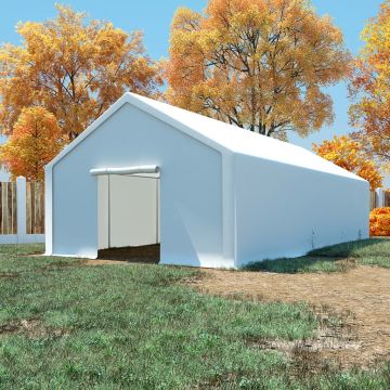 Tenda Capannone in PE 5x10 m Bianca