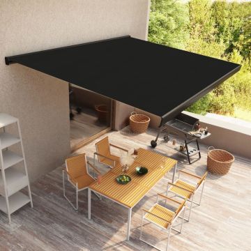 Tenda a Cassonetto Motorizzata 400x300 cm Antracite