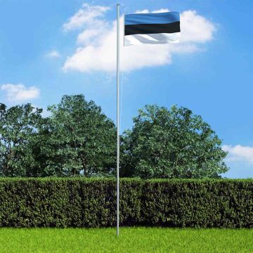 Bandiera dell'Estonia con Pennone in Alluminio 6,2 m
