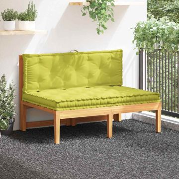 Cuscini per Pallet e Pavimento 2 pz in Cotone Verde