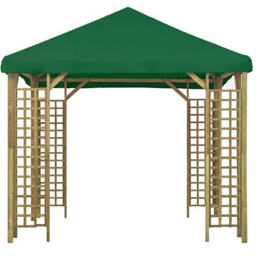 Gazebo 3x3 m Verde