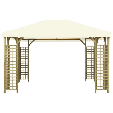 Gazebo 4x3 m Crema