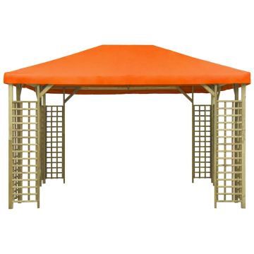 Gazebo 4x3 m Arancione