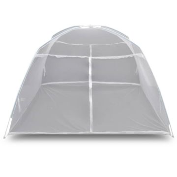 Tenda da Campeggio 200x150x145 cm in Fibra di Vetro Bianca