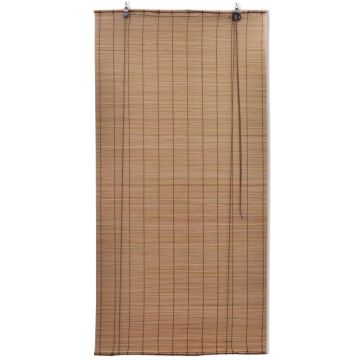 Tende a Rullo in Bambù 2pz 80x160cm Marroni
