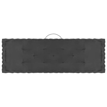 Cuscini per Pallet e Pavimento 6 pz Antracite in Cotone