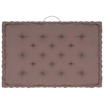 Cuscini per Pallet e Pavimento 3 pz Grigio Talpa in Cotone