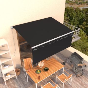 Tenda retrattile Antracite 3 x 2,5 m Poliestere