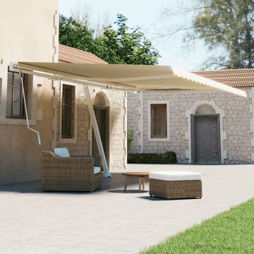 Tenda da Sole Autoportante Manuale 600x300 cm Crema
