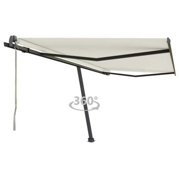Tenda da Sole Automatica Autoportante 400x300 cm Crema