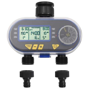Timer Digitale Irrigazione a Doppia Uscita e Sensore Pioggia