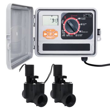 Sistema di Controllo Irrigazione da Giardino a 4 Elettrovalvole
