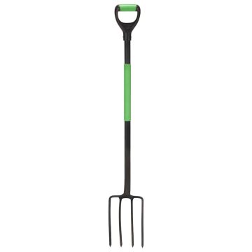 Set di Attrezzi da Giardinaggio 4 pz Impugnatura a D in Acciaio