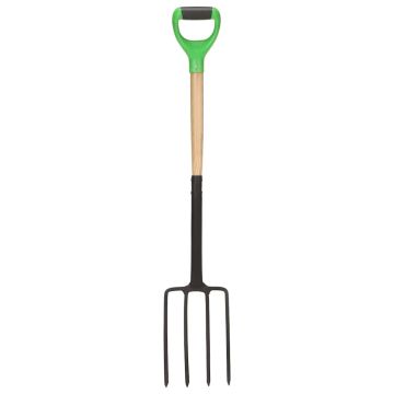 Set Attrezzi Giardinaggio 4pz Impugnatura D Acciaio Legno Duro