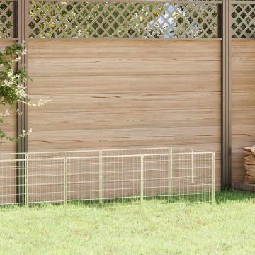 Gabbia per Cani Argento 4 m² in Acciaio