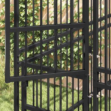 Gabbia per Cani da Esterno in Acciaio 9,22 m²