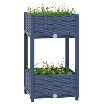 Fioriera Rialzata 40x40x71 cm in Polipropilene