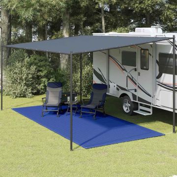 Tappeto da Tenda 250x500 cm Blu