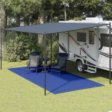 Tappeto da Tenda 250x550 cm Blu