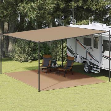 Tappeto da Tenda 400x500 cm Grigio Talpa