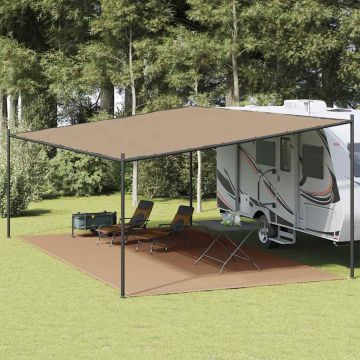 Tappeto da Tenda 400x600 cm Grigio Talpa