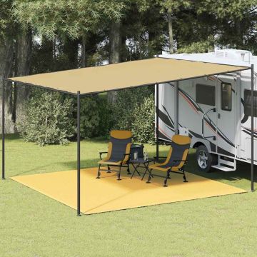 Tappeto da Tenda 400x400 cm Beige