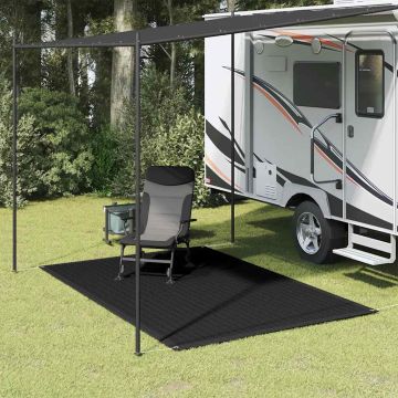 Tappeto da Tenda 200x300 cm Nero