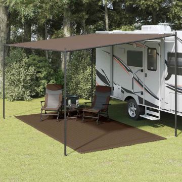 Tappeto da Tenda 200x400 cm Marrone