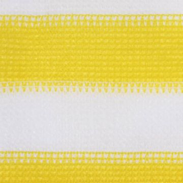 Paravento da Balcone Giallo e Bianco 120x500 cm in HDPE