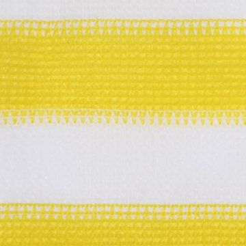 Paravento da Balcone Giallo e Bianco 120x600 cm in HDPE