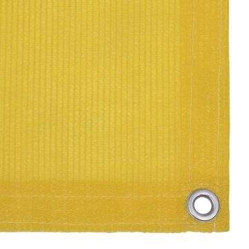 Paravento da Balcone Giallo 75x300 cm in HDPE