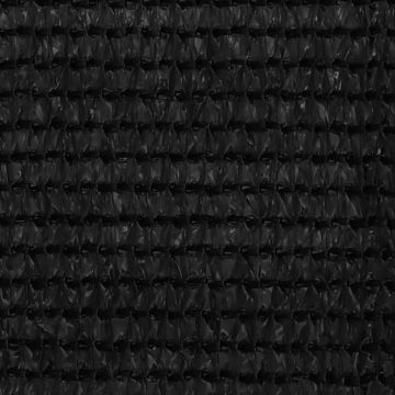 Paravento da Balcone Nero 75x400 cm in HDPE