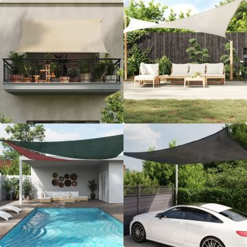 Vela Parasole 160 g/m² Terracotta 5x5x6 m in HDPE