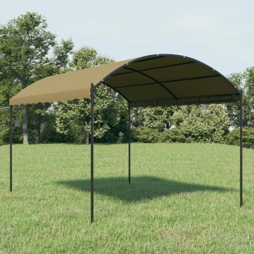 Gazebo 4x3x2,6 m Grigio Talpa 180 g/m²