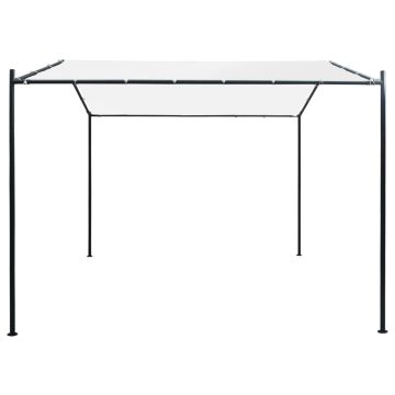 Gazebo da Giardino 3x3x2,6 m Bianco 180 g/m²