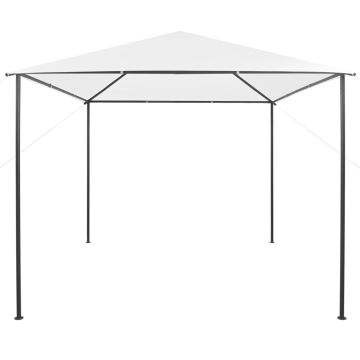 Gazebo da Giardino 3x3x2,9 m Bianco 180 g/m²