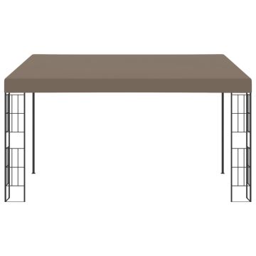 Gazebo a Parete 4x3 m Talpa in Tessuto