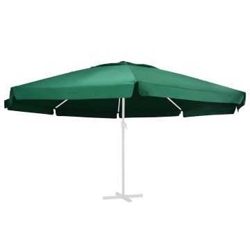 Telo di Ricambio per Ombrellone Verde 610 cm