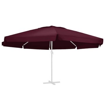 Telo di Ricambio per Ombrellone Rosso Bordò 610 cm