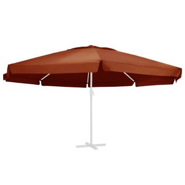 Telo di Ricambio per Ombrellone Terracotta 610 cm