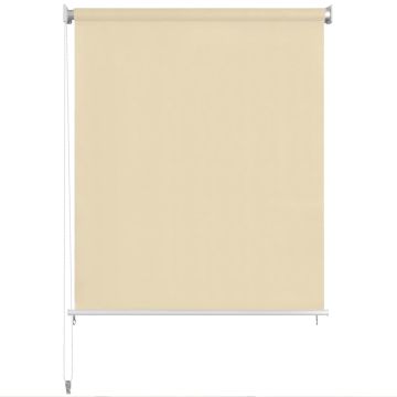 Tenda a Rullo per Esterni Crema 80x140 cm HDPE