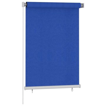 Tenda a Rullo per Esterni 105(L)x140(A) cm Blu HDPE