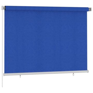 Tenda a Rullo per Esterni 205(L)x140(A) cm Blu HDPE