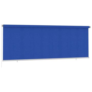 Tenda a Rullo per Esterni 405(L)x140(A) cm Blu HDPE