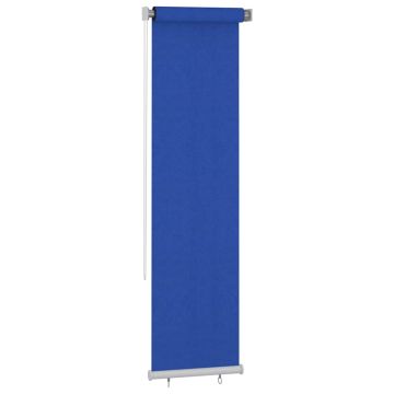 Tenda a Rullo per Esterni 65(L)x230(A) cm Blu HDPE