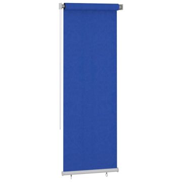 Tenda a Rullo per Esterni 85(L)x230(A) cm Blu HDPE