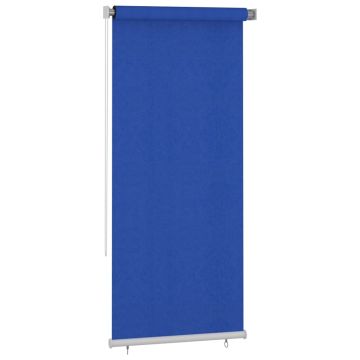 Tenda a Rullo per Esterni 105(L)x230(A) cm Blu HDPE